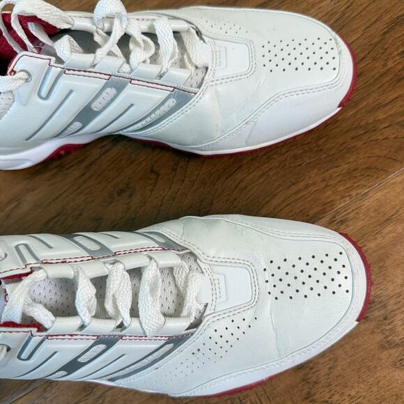 Nike Sparq Training Shoes Leather White/Red Womens Size 9 - Picture 6 of 10